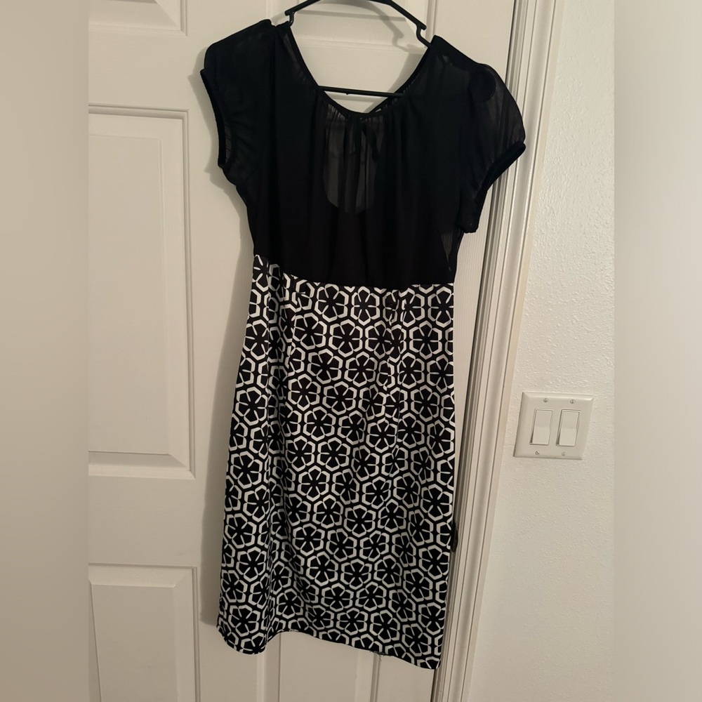 Black and White classy dress